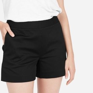 Everlane High-Waisted Black Shorts
